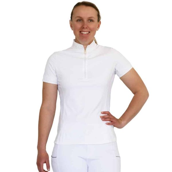 Emily Competition Riding Top | White - Image 8