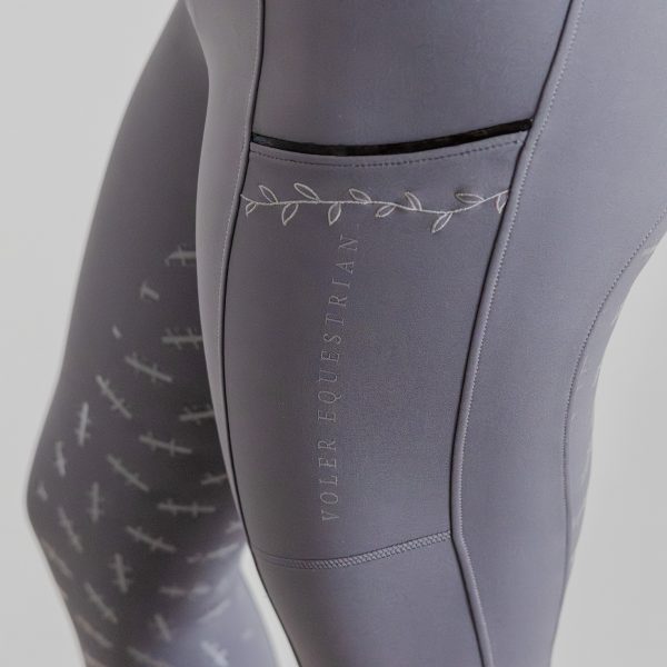 Rhianna Charcoal Full Seat Breeches - Image 8
