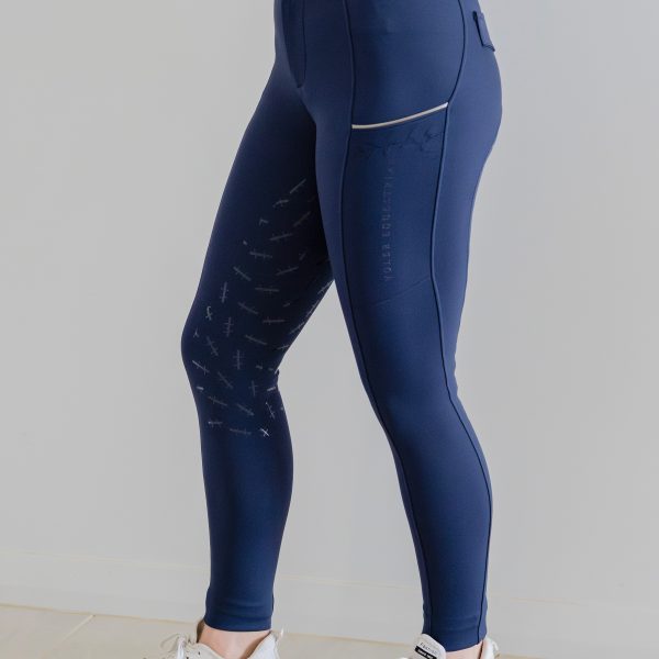 Rhianna Navy Full Seat Breeches - Image 4