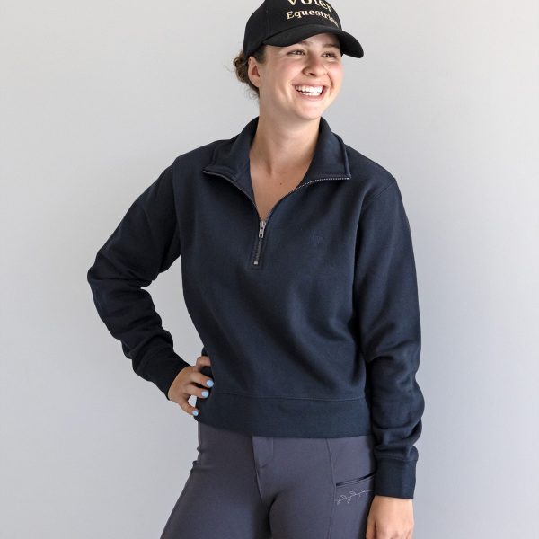 Michelle Half Zip Navy