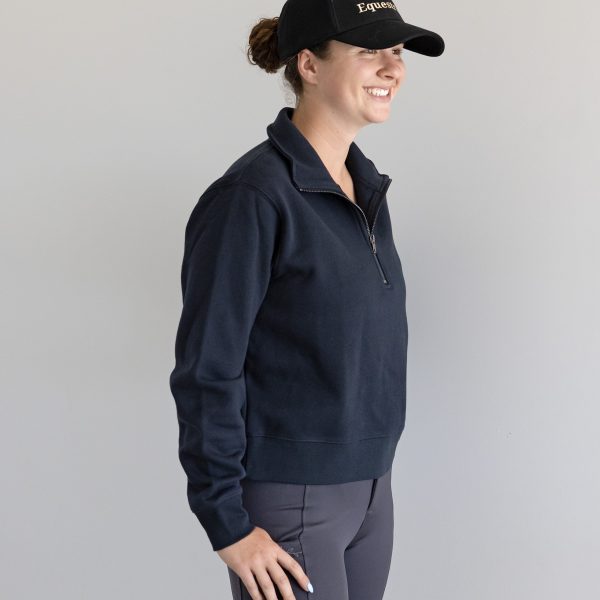 Michelle Half Zip | Navy - Image 6