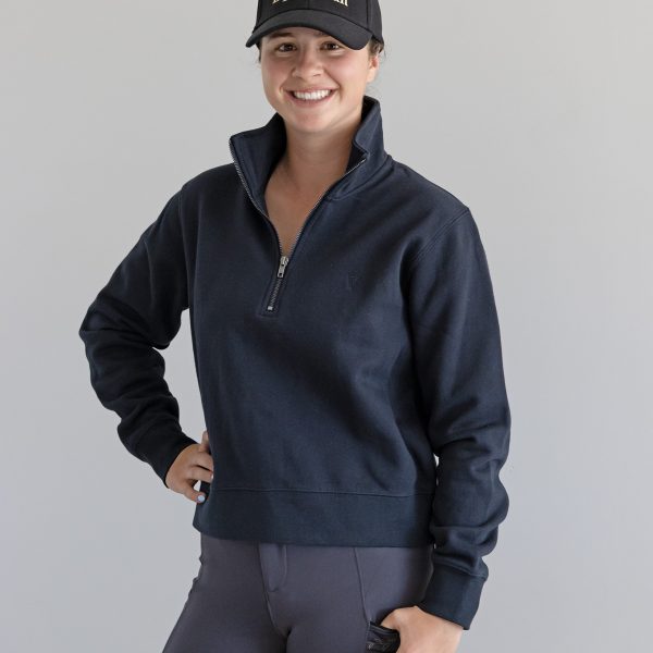 Michelle Half Zip | Navy - Image 4